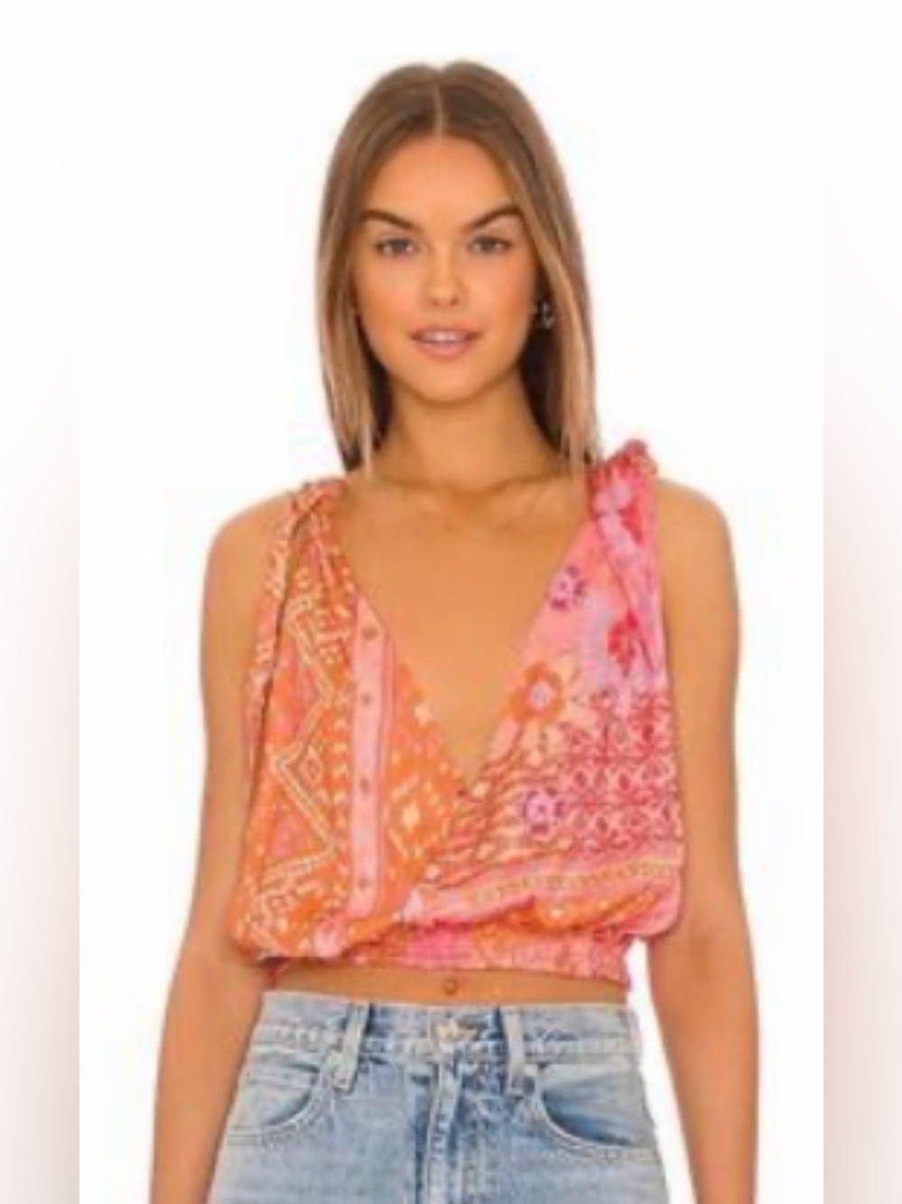 Rose + Olive Boho lightweight top